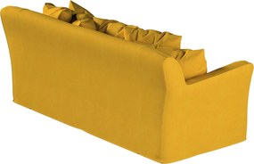 Poťah na sedačku Tomelilla (pre 3 osoby) farba produktu žltá látka zapletaná