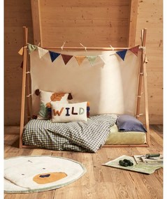 Domčeková detská posteľ z bukového dreva s roštom 90x190 cm v prírodnej farbe Maralis – Kave Home