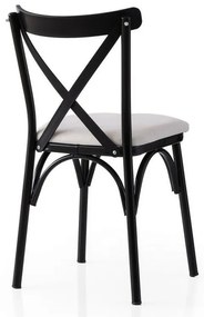 Súprava jedálenských stoličiek Ekol White and Black, 2 ks