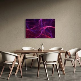 Abstraktný obraz kriviek (90x60 cm)