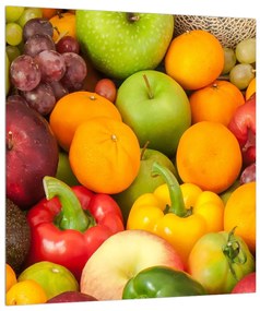 Obraz ovocia a zeleniny (30x30 cm)