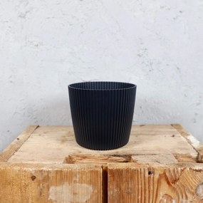 Prosperplast plastový kvetináč Milly round antracit Ø 14 cm