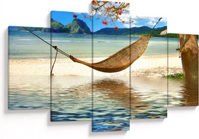Obraz - Relax na pláži (150x105 cm)