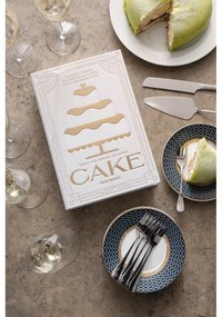 Biele/v striebornej farbe antikoro dezertné vidličky v súprave The Essentials Cake Tools – Printworks