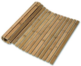 Tutumi, bambusová kúpeľňová predložka 40x60 cm 381176A, hnedá, LAZ-09595