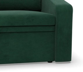 Kreslo ORBIT Poso rozkladacie, fľaškovo zelené