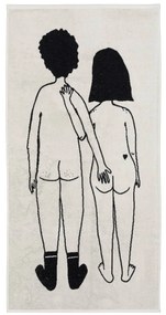 helen b Bavlnená osuška Naked Couple 70 × 140 cm