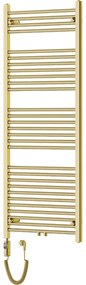 Mexen Mars, elektrické vykurovacie teleso 1500 x 600 mm, 600 W, zlatá lesklá, W110-1500-600-2600-50