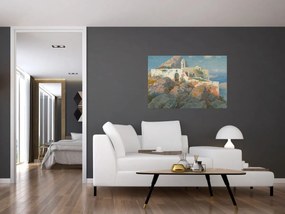 Obraz - William Stanley Haseltine, Santa Maria a Cetrella, Anacapri, reprodukcia (90x60 cm)