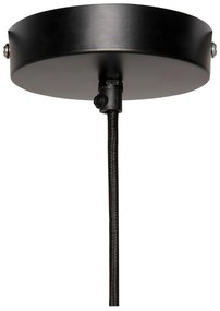 Kovová závesná lampa čierna MINILLAS Beliani