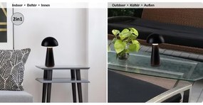 Rabalux 76007 - LED Stmievateľná dotyková nabíjacia lampa ISHTAR 3W/5V 2000mAh IP44