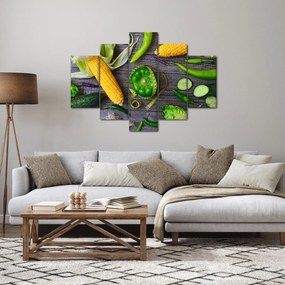 Obraz so zeleninou (150x105 cm)