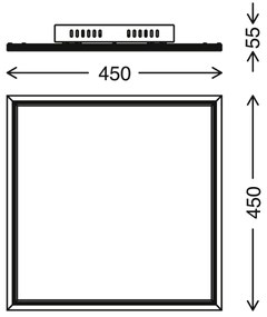 Telefunken 301606TF - LED RGB Stmievateľný panel LED/24W/230V 4000K + DO