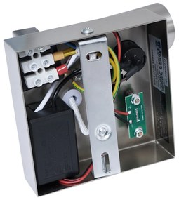 Moderné oceľové nástenné svietidlo s USB-C, naklápacie - Rex