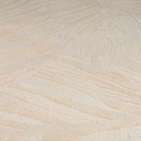 Béžový vlnený koberec 200x290 cm Lino Leaf - Flair Rugs
