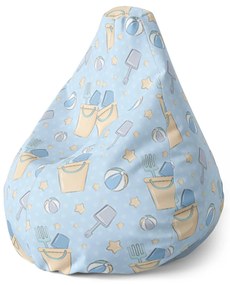 Sablio Sedací vak Pear Hračky na piesok - 70 x 95 x 15 cm