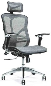 Ergonomická kancelárska stolička Ergo 500, sivá