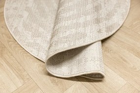 Koberec šnúrkový Haga 04787A krémový / béžový kruh