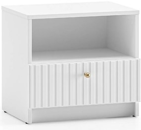 Nočný stolík Lucy 05 biela