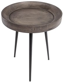 Príručný stolík Pure Nature 45cm akáciová sivá