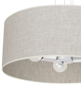 Závesné svietidlo Lino, 1x ľanové tienidlo, (fi 50cm), w
