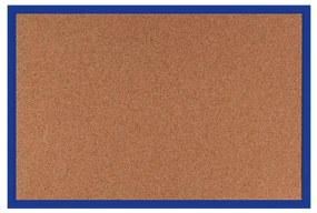 Toptabule.sk KTDRMR Korková tabuľa v modrom drevenom ráme 150x120cm