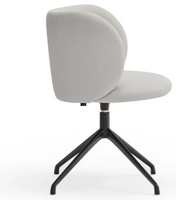 Svetlosivé čalúnené jedálenské kreslo Mogi – Teulat