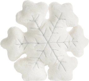 VIANOČNÝ DEKORAČNÝ VANKÚŠ SNOWFLAKE1 41X45 CM KRÉMOVÁ