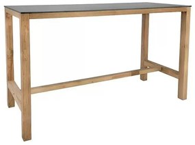 Sunfun Zoe Záhradný stôl barový, 200 × 50 × 110 cm, teakové drevo, keramika