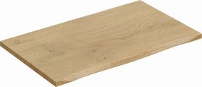 Závěsná skříňka Aster Nature Anna s deskou a umyvadlem 80 cm bílá/dub cremona