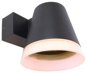 Deko-Light 731076 -LED Vonkajšie nástenné svietidlo SERPENTIS 6,2W/230V IP54 čierna