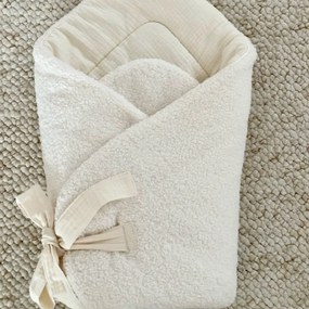 Mušelínová zavinovačka s barančekom – boho vanilka