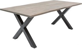 Dizajnový jedálenský stôl Evolution Grey 160 cm akácia
