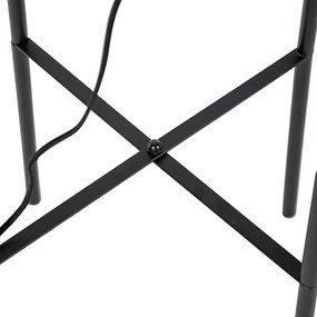 Moderná čierna stojaca lampa - Bliss Mesh