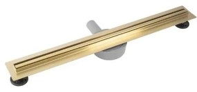 REA-G2714 - Odtokový žľab NEOX SLIM 70 cm nerezová oceľ/brúsené zlato