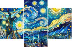 Obraz – Mozaika hviezdnej noci (90x60 cm)