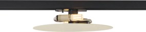 Moderné béžové stropné svietidlo pre koľajnicový systém 1-fázové 2-svetlá - Iconic Pulley