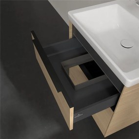 VILLEROY &amp; BOCH Subway 3.0 závesná skrinka pod umývadlo, 2 zásuvky, s LED osvetlením, 572 x 478 x 429 mm, Nordic Oak, C578L1VJ