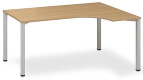 Ergonomický stôl ProOffice B 180 x 120/80 cm, pravý, buk