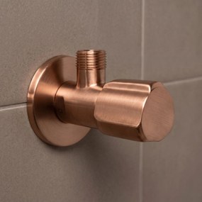 Rea Rea, rohový ventil 1/2" x 3/8", medená matná, REA-03613