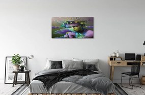 Obraz canvas Elf žene kvety 125x50 cm