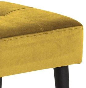 Dizajnová lavička Neola, žltá