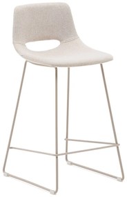 Béžová barová stolička (výška sedadla 65 cm) Zahara – Kave Home