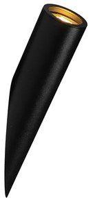 Moderná nástenná lampa čierna - Slam