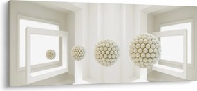 Obraz - Pohľad dovnútra - abstraktné (120x50 cm)