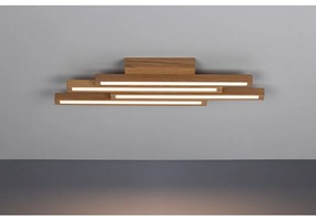 Spot-Light Stropné LED svietidlo LINUS STRAIGHT, 4xLED 24W, olejovaný dub