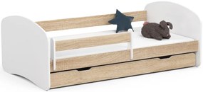 Detská posteľ SMILE 90x180 cm, dub sonoma