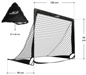 InternetovaZahrada Sada 2 ks skladacích futbalových bránok