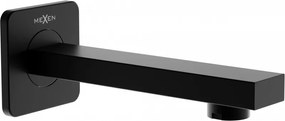 Mexen Cube nástenná vaňová batéria, čierna - 79370-70
