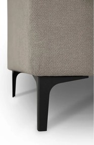 Svetlohnedá ženilková rohová pohovka (pravý roh/do L) Fabian – Scandic